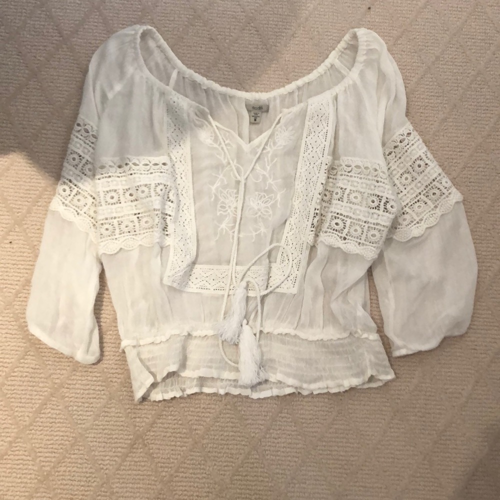 Ecoté cropped blouse